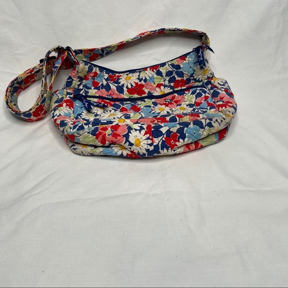 Vera Bradley Hobo Crossbody Floral Bag 8”Hx11”W - Picture 5 of 9